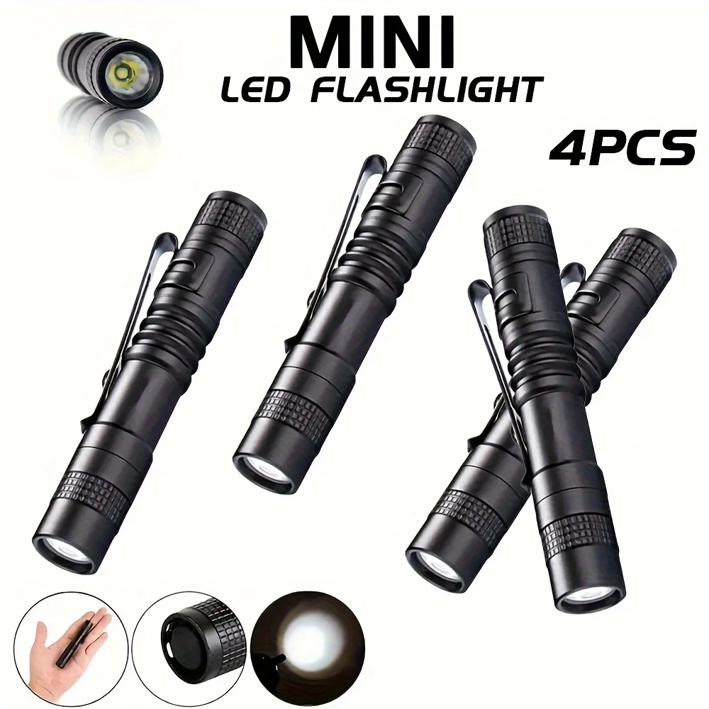 Outdoor Camping Light Portable - 1-4PCS Mini Portable LED Pen Light