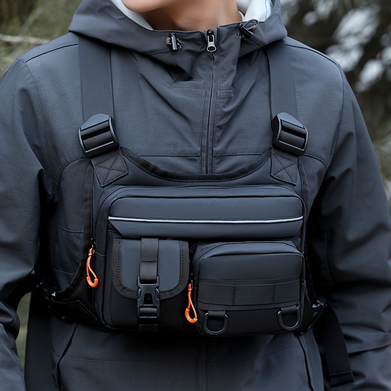 Men's Tactical Chest Bag, Runn - đánh giá và giá Outdoor Camping Vest