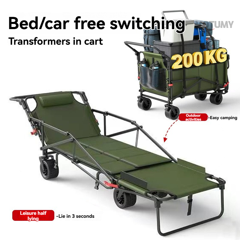 Foldable Camping Wagon with Ta - đánh giá và giá Outdoor Camping Recliner
