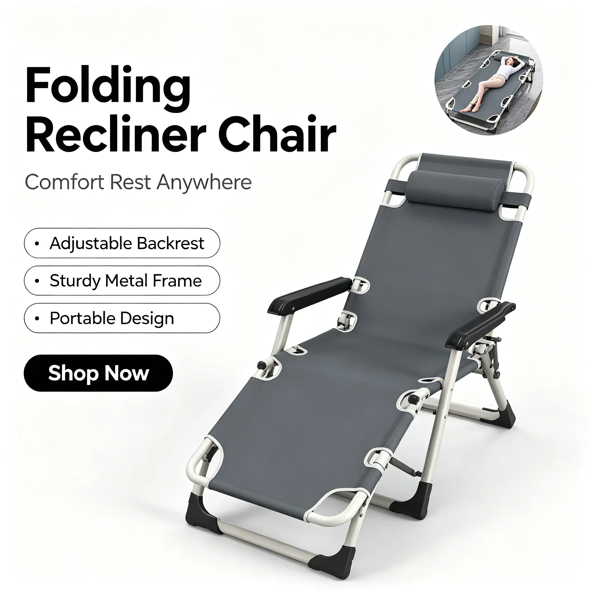 Office Lunch Nap Folding Loung - đánh giá và giá Outdoor Camping Recliner
