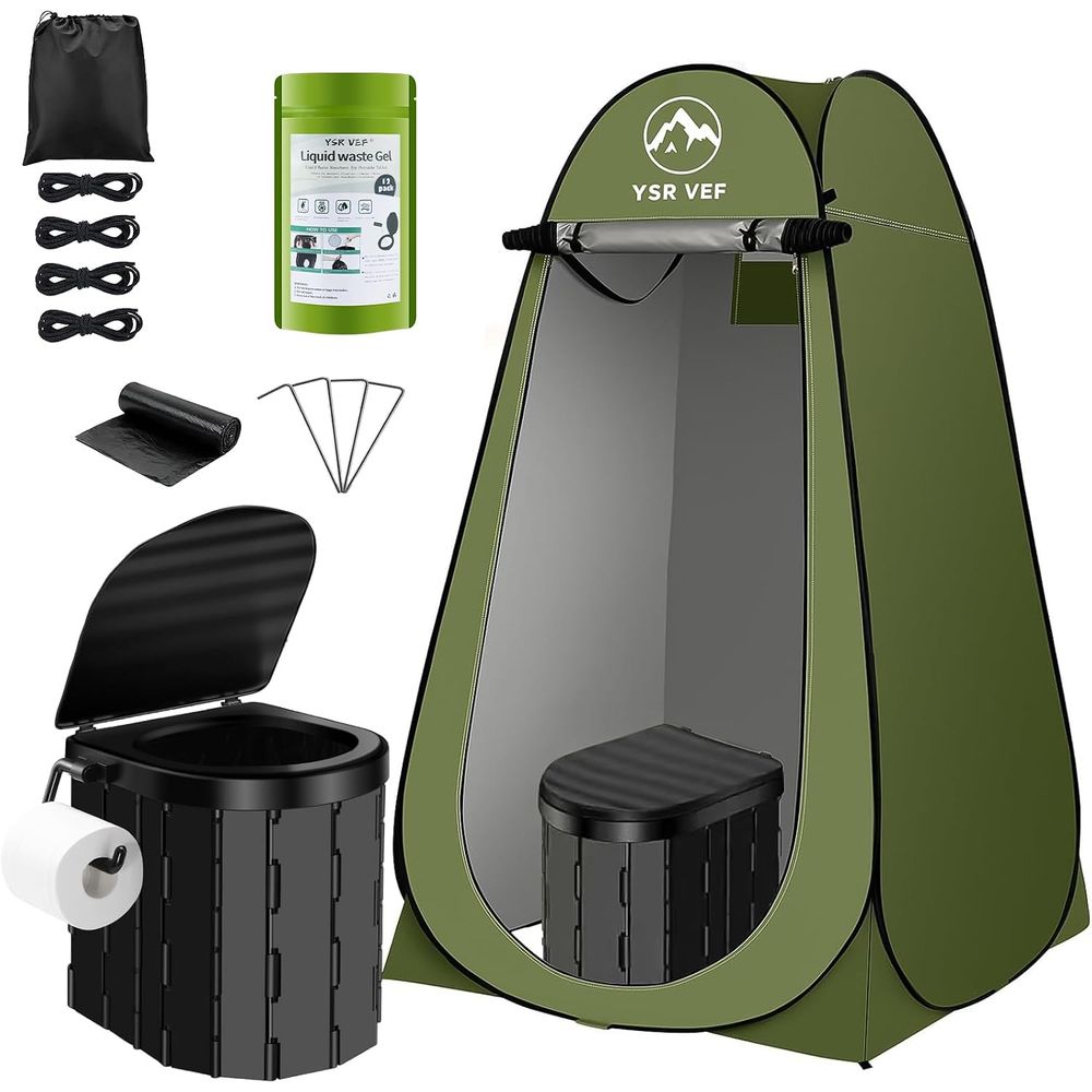 Portable Toilet Kit, Camping T - đánh giá và giá Outdoor Camping Kit