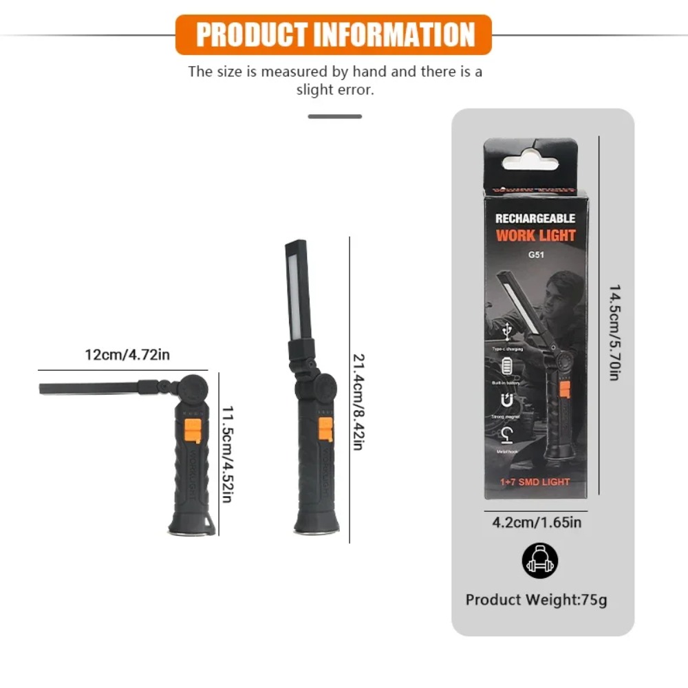 Portable COB LED Flashlight US - đánh giá và giá Outdoor Camping Lights