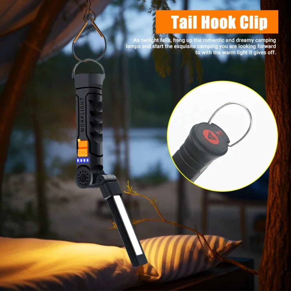 Portable COB LED Flashlight US - đánh giá và giá Outdoor Camping Lights