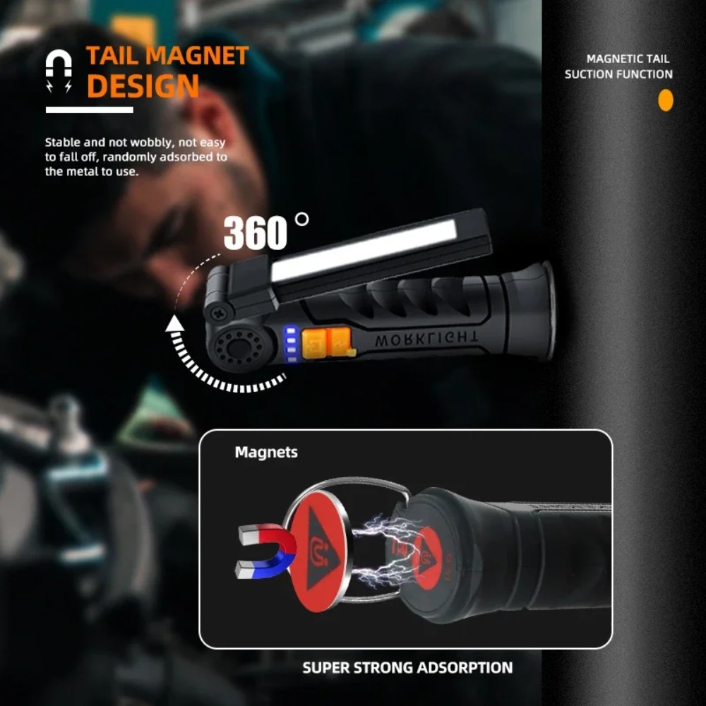 Portable COB LED Flashlight US - đánh giá và giá Outdoor Camping Lights