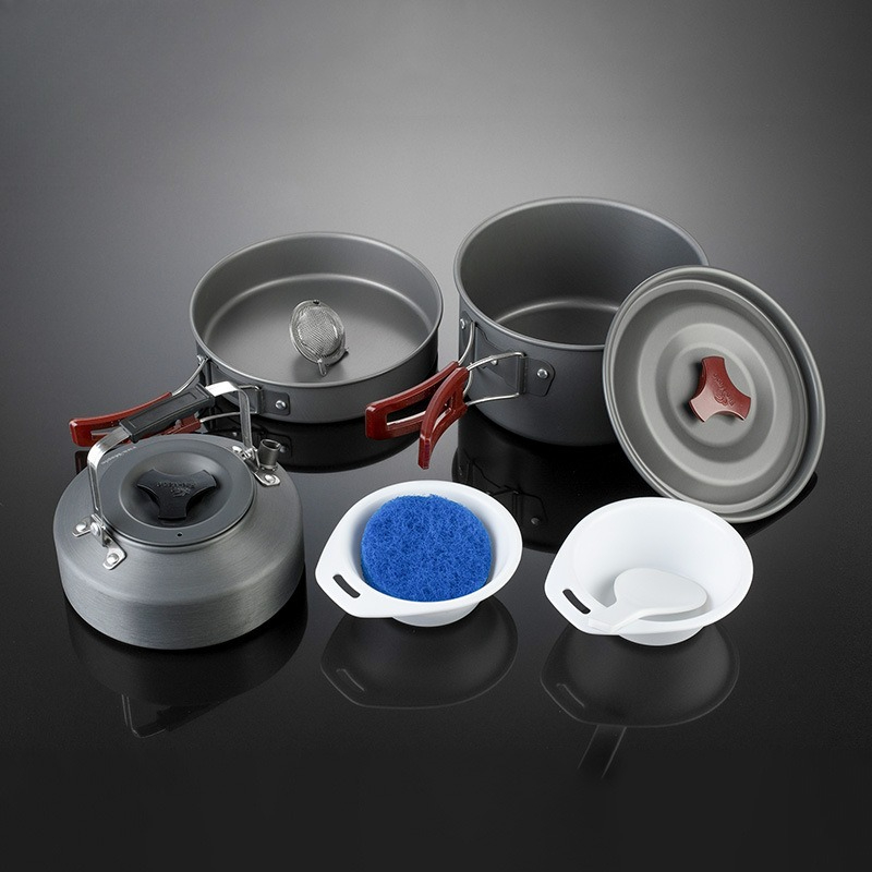 Portable Split Gas Stove Cookw - đánh giá và giá Outdoor Camping Kit