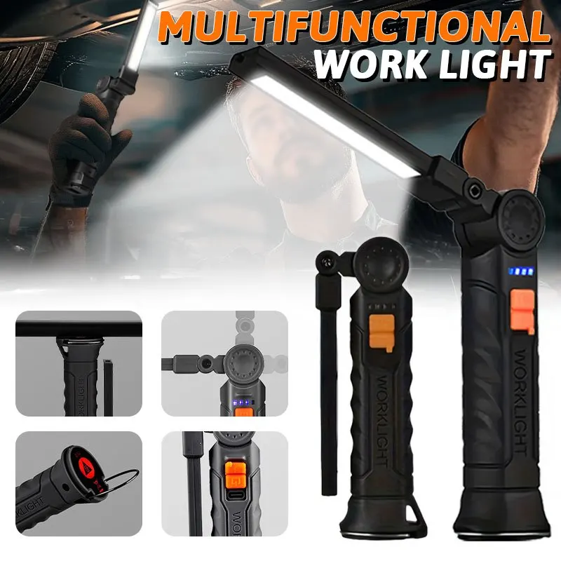 Rechargeable Magnetic Work Lig - đánh giá và giá Outdoor Camping Lampe