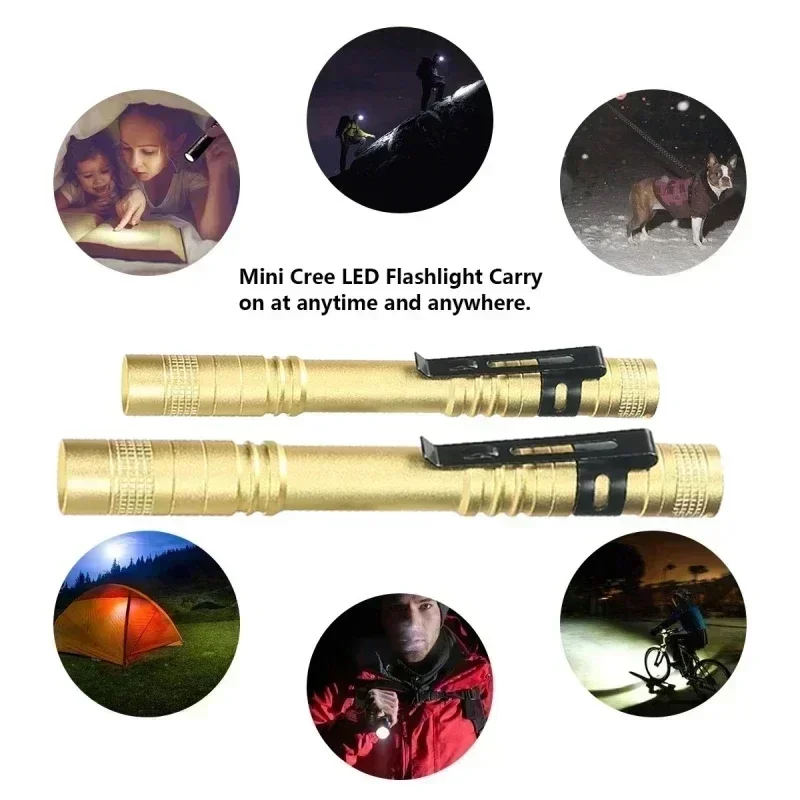 Portable Mini LED Pen Flashlig - đánh giá và giá Outdoor Camping Lampe