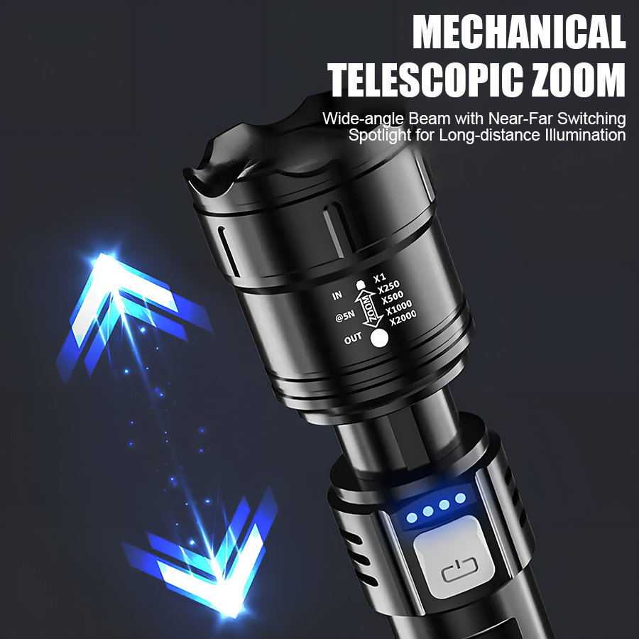 High Power P50 LED Flashlight  - đánh giá và giá Outdoor Camping Lights