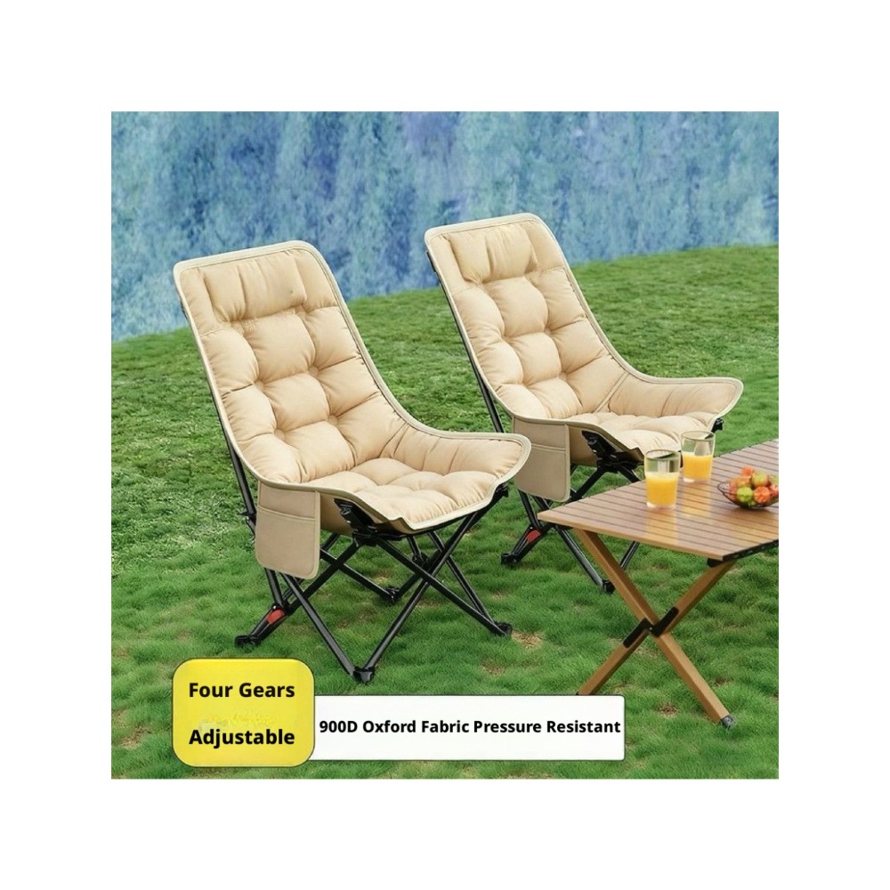 Thickened Cotton Outdoor Foldi - đánh giá và giá Outdoor Camping Recliner