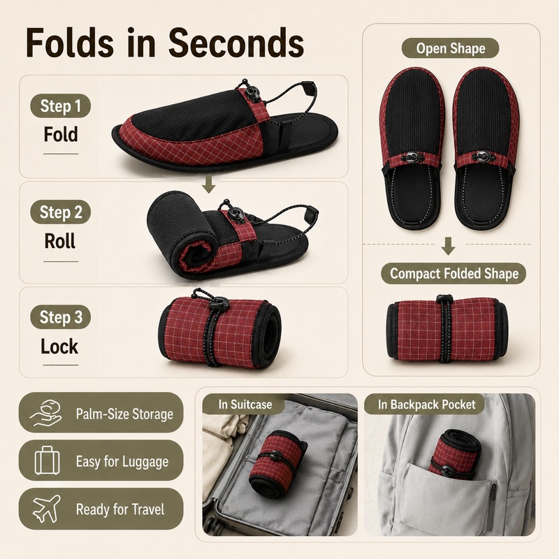 Foldable Quick Dry Water Slipp - đánh giá và giá Outdoor Camping Slippers
