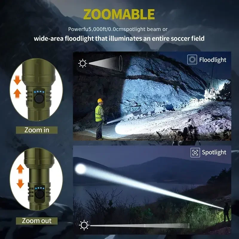 Ultra Powerful Flashlight Conc - đánh giá và giá Outdoor Camping Lampe