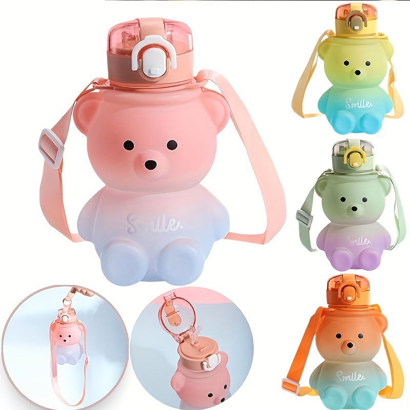 1pc Cute Bear Water Bottle BPA - đánh giá và giá Bear Canister