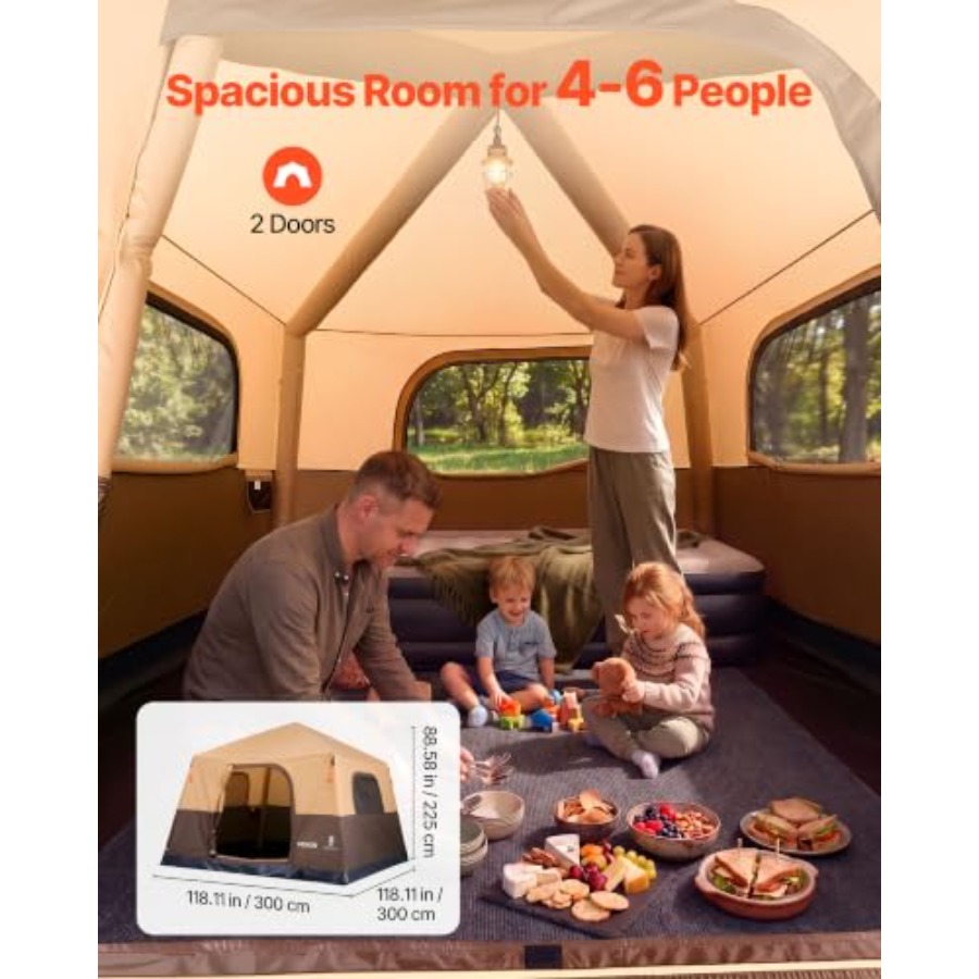 Camping Tent, 4/6-Person Autom - đánh giá và giá Outdoor Camping On Youtube