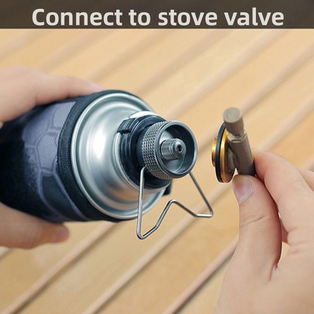 Aluminum Alloy Butane Adapter  - đánh giá và giá Outdoor Camping On Youtube