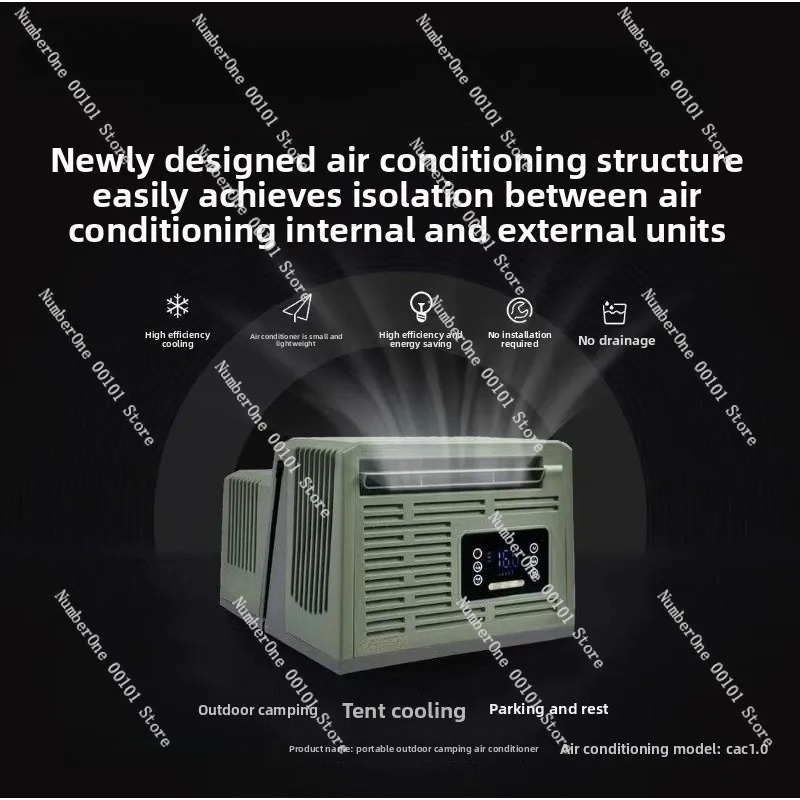 DC Inverter Mobile Window Air  - đánh giá và giá Outdoor Camping Air Conditioner